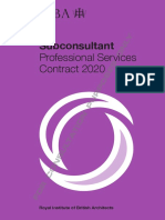 RIBA Subconsultant PSC 2020 Final PDF Consultation Version