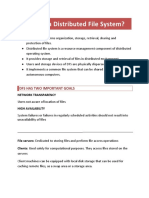 What Is A Distributed File System?: Dfs Has Two Important Goals