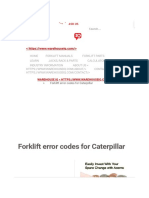 Forklift Error Codes For Nissan