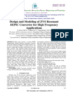 Design and Modeling of Zvs Resonantsepic Converter For High Frequencyapplications