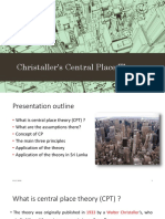 Christaller's Central Place Theory