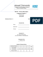 BS EE Assignment Title Page