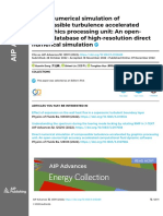 Direct Numerical Simulation of Compressible Turbul