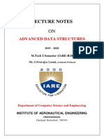 Iare Iare Ads Lecture Notes