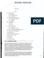 Toothed Gears - Spur Gears