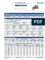 CHILLER MAGNÉTICO VFD Water Cooled 500 TR - Technical Data Sheet