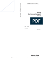 Nihon Kohden Neurofax EEG 1200 Electroencephalograph Operators Manual