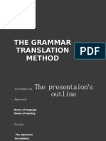 The Grammar Translation Method