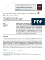 Computational Evaluation of Thermal Behavior of A W - 2020 - Case Studies in The