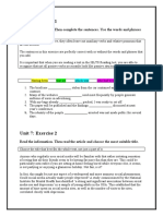 Unit 7 - Reading