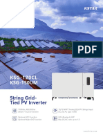 KSG-120CL KSG-150UM: String Grid-Tied PV Inverter