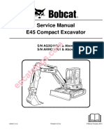 Service Manual E45 Compact Excavator: S/N AG3G11001 & Above S/N AHHC11001 & Above