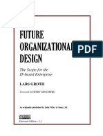 Future Organizational Design by Lars Groth - Creative Commons Edition 1.1