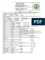 Quarterly Exam 8 Music Arts