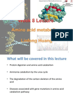 Biochemistry Week 8 Amino Acid Metabolism