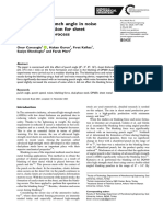 The Effects of Punch Angle in Noise and Force Formation For Sheet Metal Blanking Process