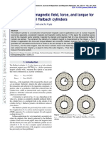 Analysis of The Magnetic Field, Force, and Torque For