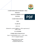 Cs Project - Railwayreservationsystem