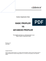 XCELIUM BASIC Vs ADVANCED PROFILER