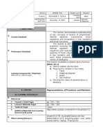 Lesson Plan in Relation and Functions