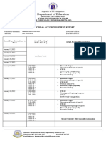 ACCOMPLISHMENT REPORT Jan 15 31