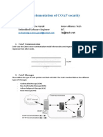 The Implementation of COAP Security