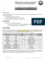 Muhammad Rafay - MCT-242L CP (Fall2022) - Lab 03 - Data-Types and Variables in C