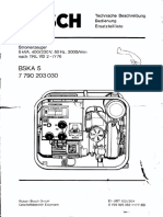 BSKA5 Bosch Aggregat 5KVA