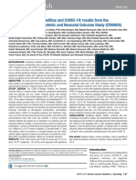 Gestational Diabetes Mellitus and COVID-19 (CRONOS)