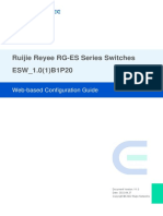 Ruijie Reyee RG-ES2xx Series Switches Web-Based Configuration Guide Release ESW - 1.0 (1) B1P20 (V1.0)