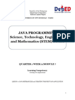 Java Programming Week 9 Module 7