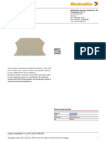 Weidmuller End Plate