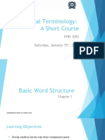 1.2 Medical Terminology