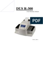 IFU Bahasa Inggris DFI DUS R-300 Urine Chemistry Analyzer