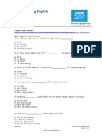 119 Present Tenses