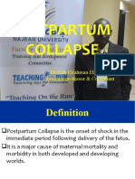 Postpartum Collapse