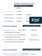 Fracture Review Orthopaedics CMU