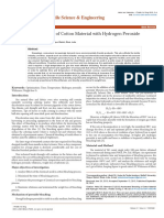 Accelerated Bleaching of Cotton Material With Hydrogen Peroxide 2165 8064.1000140