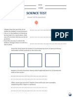 Sceince Test Y8 Unit6