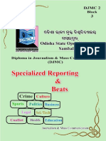 Specialized Reporting and Beats