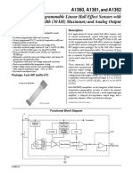 Low-Noise Programmable Linear Hall Effect Sensors With Adjustable Bandwidth (50 KHZ Maximum) and Analog Output