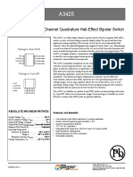 Ultra-Sensitive Dual-Channel Quadrature Hall-Effect Bipolar Switch