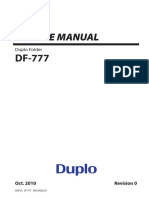 DUPLO DF-777 Service Manual