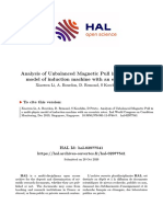 Analysis of Unbalanced Magnetic Pull in A Multi-Physic Model of Induction Machine With An Eccentric Rotor