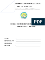 Ec8562-Digital Signal Processing Laboratory-1953309632-Ec8562-Digital-Signal-Processing-Lab