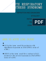 Acute Respiratory Distress Syndrome