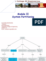 NBB - Module II - System Partitioing