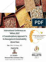 Brochure of International Conference On Millets 2023