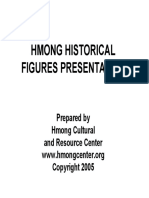 Hmong Historical Figures Presentation: Prepared by Hmong Cultural and Resource Center