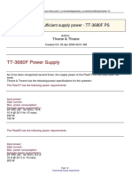 F7755 - Insufficient Supply Power - TT-3680F PS